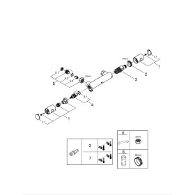 GROHE Grohtherm 800 Cosmopolitan Thermostat-Brausebatterie ohne S-Anschlüsse