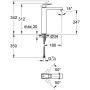 GROHE Eurocube Einhand-Waschtischbatterie XL-Size für freistehende Waschtischschüsseln