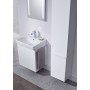 Geberit Smyle Square Handwaschbecken 50 cm, Überlauf asymetrisch