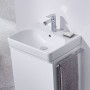 Geberit Smyle Square Handwaschbecken 50 cm, Überlauf asymetrisch