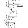 GROHE Rainshower System Smart Control 360 Duo mit Thermostatbatterie