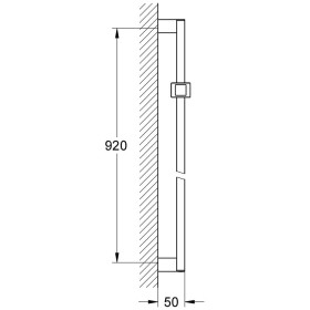 Astina doccia GROHE Euphoria Cube 90 cm