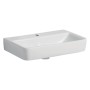 Geberit Renova Compact Waschtisch 60 cm mit Hahnloch, ohne Überlauf