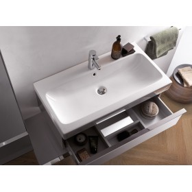 Geberit iCon Waschtisch 90 cm ohne Hahnloch