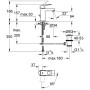 GROHE Eurocube Einhandmischbatterie mit Ablaufgarnitur