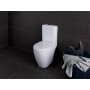 Geberit iCon Stand-WC für AP-Spülkasten aufgesetzt, Tiefspüler ohne Spülrand