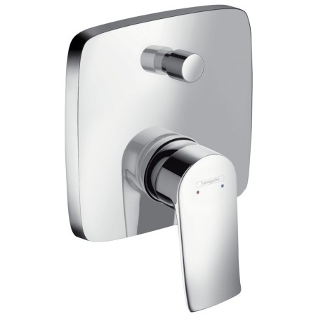 hansgrohe Metris Einhebel-Wannenmischer Unterputz eckig