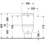 Duravit Starck 3 Spülkasten für WC-Kombination , Wasseranschluss links oder rechts