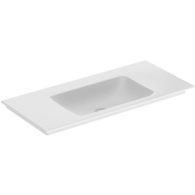 Geberit ONE Möbelwaschtisch 105 cm, Abgang vertikal, ohne Hahnloch, ohne Überlauf