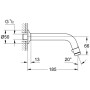 GROHE Universal Waschtisch-Wandauslaufventil