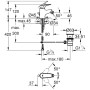 GROHE BauFlow Einhand-Bidetbatterie