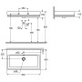 GROHE Cube Keramik Waschtisch 80 cm