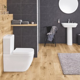 Combinazione WC a pavimento GROHE Euro in ceramica, senza bordo di scarico