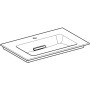 Geberit ONE Möbelwaschtisch 75 cm, Abgang horizontal, 1 Hahnloch, ohne Überlauf