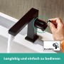 hansgrohe Tecturis E Einhebel-Waschtischarmatur 110 Fine CoolStart wassersparend+ mit Push-Open Ablaufgarnitur