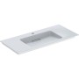 Geberit ONE Möbelwaschtisch 105 cm, Abgang horizontal, 1 Hahnloch, ohne Überlauf