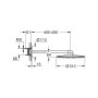 GROHE Rainshower SmartActive 310 Kopfbrauseset mit 2 Strahlarten und Wandanschluss