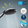 GROHE Vitalio Start 110 Wandhalterset mit 3 Strahlarten