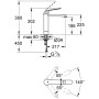 GROHE Euroeco Special Einhand-Waschtischbatterie, mittelhoch