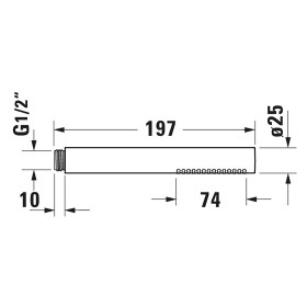 Duravit Pomme de douche à main ronde MinusFlow