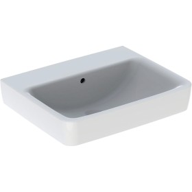 Geberit Renova Plan Waschtisch 55 cm ohne Hahnloch, mit Überlauf
