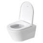 Duravit D-Neo Wand-WC Rimless, Tiefspüler, mit Durafix