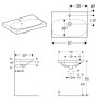 Geberit Acanto Waschtisch mit verkürzter Ausladung 60 x 42,2 cm