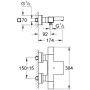 GROHE Grohtherm Cube Thermostat-Wannenbatterie