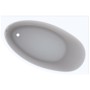 Geberit Renova asymmetrische Eck-Badewanne, links