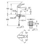 GROHE Swift Einhand-Waschtischbatterie 1/2 S-Size