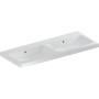 Geberit iCon Light Doppelwaschtisch 120 cm ohne Hahnloch, mit Überlauf
