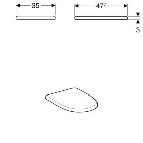 Geberit Renova Comfort WC Sitz