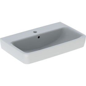 Geberit Renova Compact Waschtisch 65 cm mit Hahnloch und Überlauf