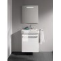 Geberit Renova Compact Waschtisch 65 cm mit Hahnloch und Überlauf