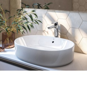 Vasque à poser ovale Roca The Gap, 55 cm