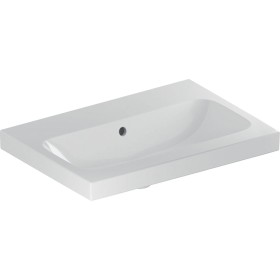 Geberit iCon Light Waschtisch 60 cm verkürzte Ausladung, ohne Hahnloch, mit Überlauf