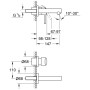 GROHE Concetto 2-Loch-Waschtischbatterie
