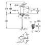 GROHE Swift Einhand-Waschtischbatterie 1/2 M-Size