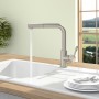 Villeroy & Boch Steel Shower Einhebel-Küchenarmatur, Niederdruck