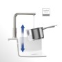 Villeroy & Boch Steel Shower Einhebel-Küchenarmatur, Niederdruck