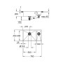 GROHE K700 Edelstahlspüle 76 x 45 cm mit 1,5 Becken, für Einbau links
