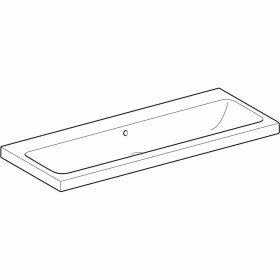 Geberit iCon Light Waschtisch 120 cm ohne Hahnloch, mit Überlauf