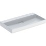 Geberit ONE Waschtisch 90 cm, Abgang horizontal, ohne Hahnloch, ohne Überlauf