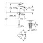 GROHE Swift Einhand-Waschtischbatterie 1/2 M-Size
