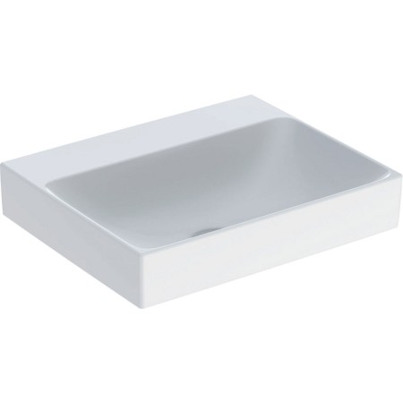 Geberit ONE Waschtisch 50 cm, Abgang vertikal, ohne Hahnloch, ohne Überlauf