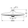 GROHE Vitalio Kopfbrause 3 Stahlarten