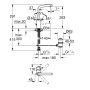 GROHE Concetto Einhand-Waschtischarmatur L-Size, DN 15