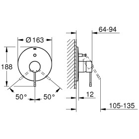 GROHE Essence Neu Einhand-Wannenarmatur Unterputz
