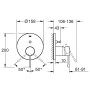 GROHE Essence Neu Einhand-Wannenbatterie Unterputz