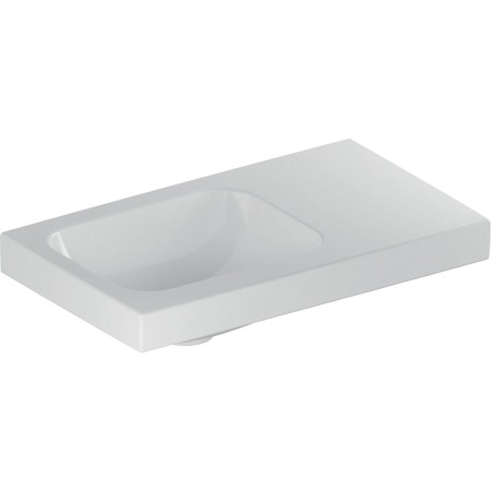 Geberit iCon Light Handwaschbecken 53 cm mit Ablagefläche rechts, ohne Hahnloch